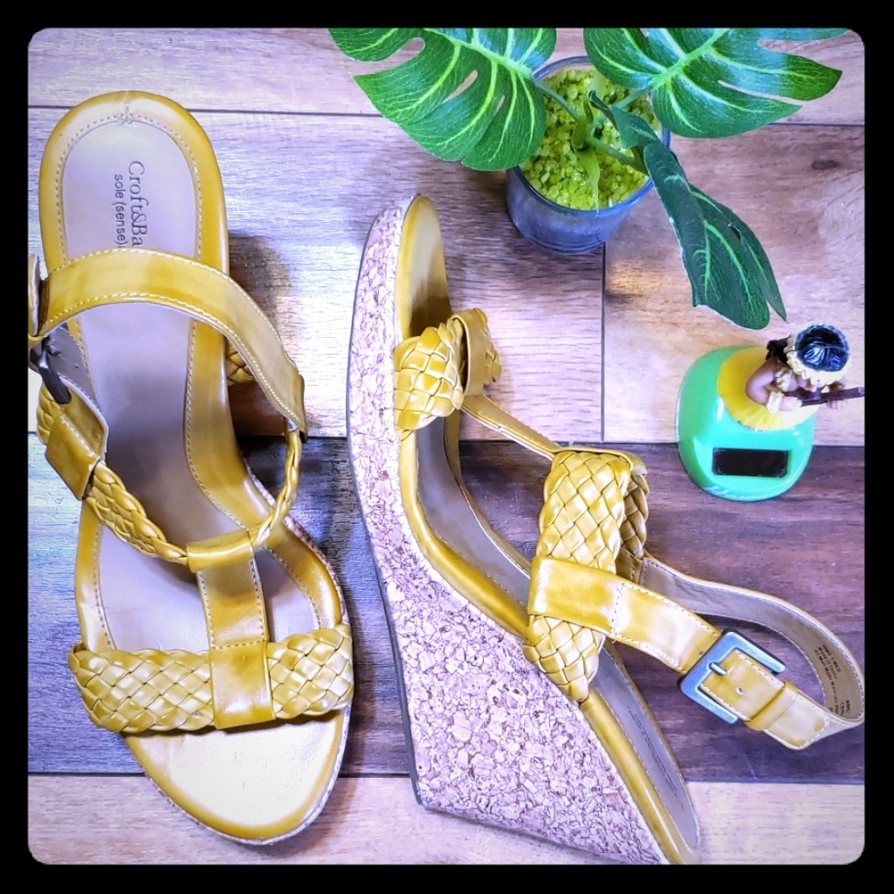 Croft&Barrow Sole Senseability Wedges Sandals